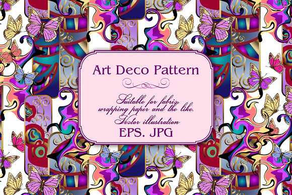 Art Deco Pattern in Patterns - product preview 3