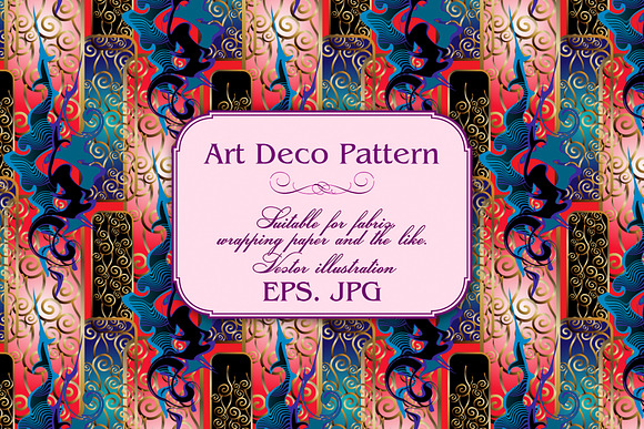 Art Deco Pattern in Patterns - product preview 4