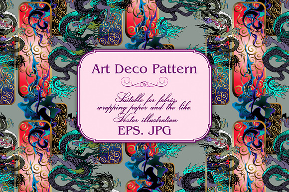 Art Deco Pattern in Patterns - product preview 5