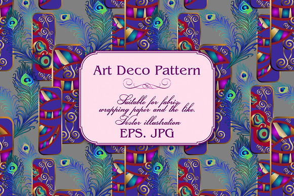 Art Deco Pattern in Patterns - product preview 7