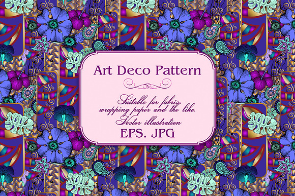 Art Deco Pattern in Patterns - product preview 9