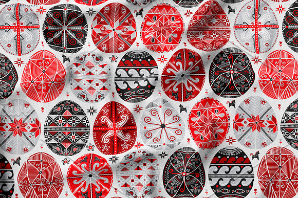 Pysanky. Decorated Easter eggs in Patterns - product preview 1