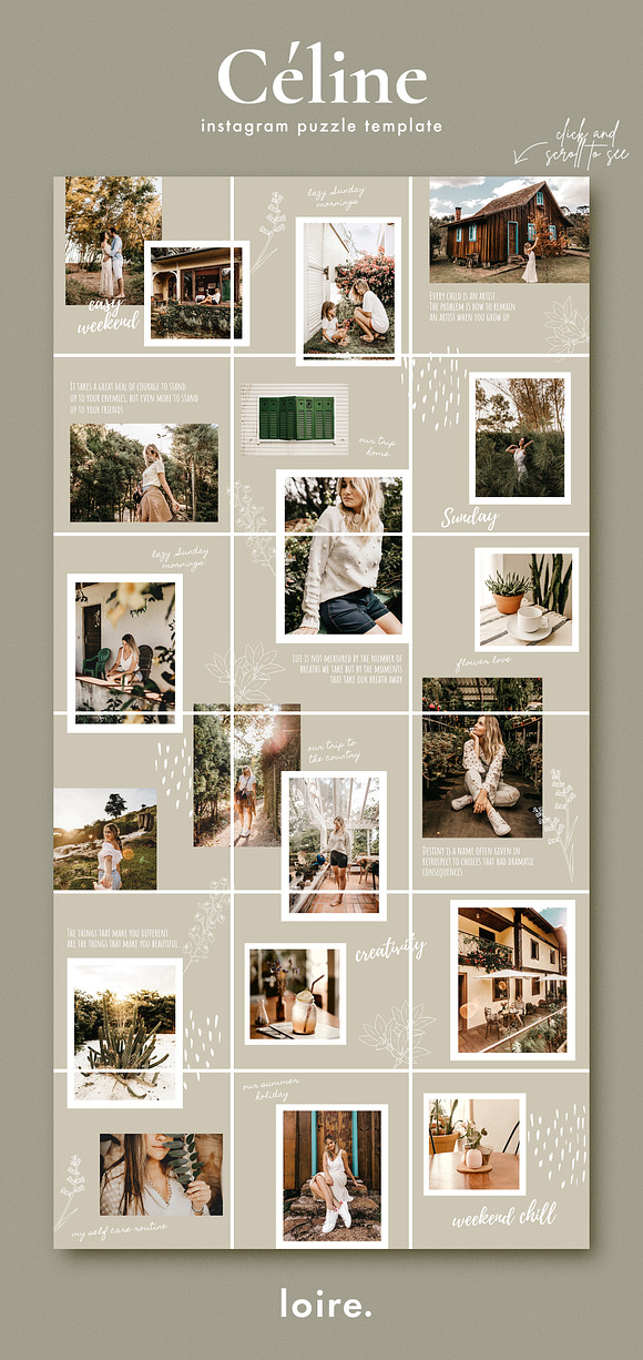 Instagram Puzzle Bundle No.2 | CANVA in Instagram Templates - product preview 11