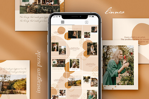 Instagram Puzzle Bundle No.2 | CANVA in Instagram Templates - product preview 14