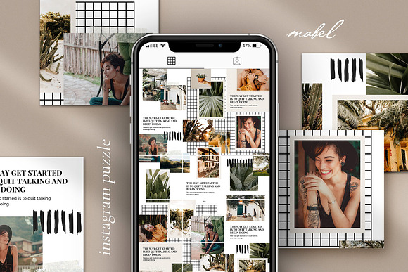 Instagram Puzzle Bundle No.2 | CANVA in Instagram Templates - product preview 18