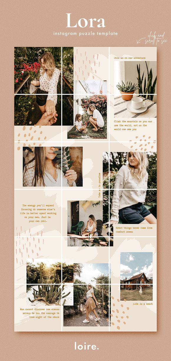 Instagram Puzzle Bundle No.2 | CANVA in Instagram Templates - product preview 25