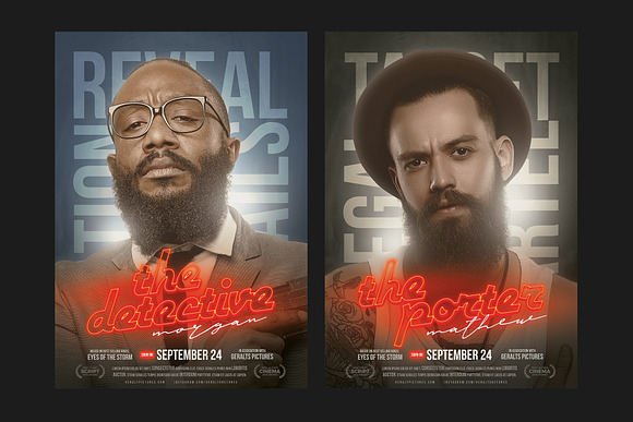 Movie Poster Flyer Template in Flyer Templates - product preview 4