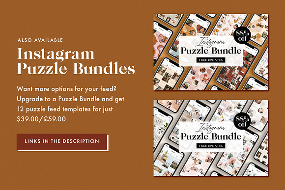 Amelie Instagram puzzle | CANVA in Instagram Templates - product preview 10