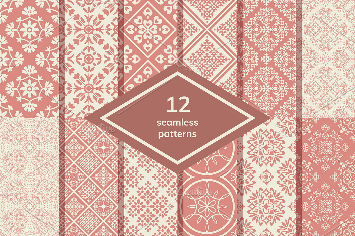 Seamless patterns set in Patterns - product preview 8