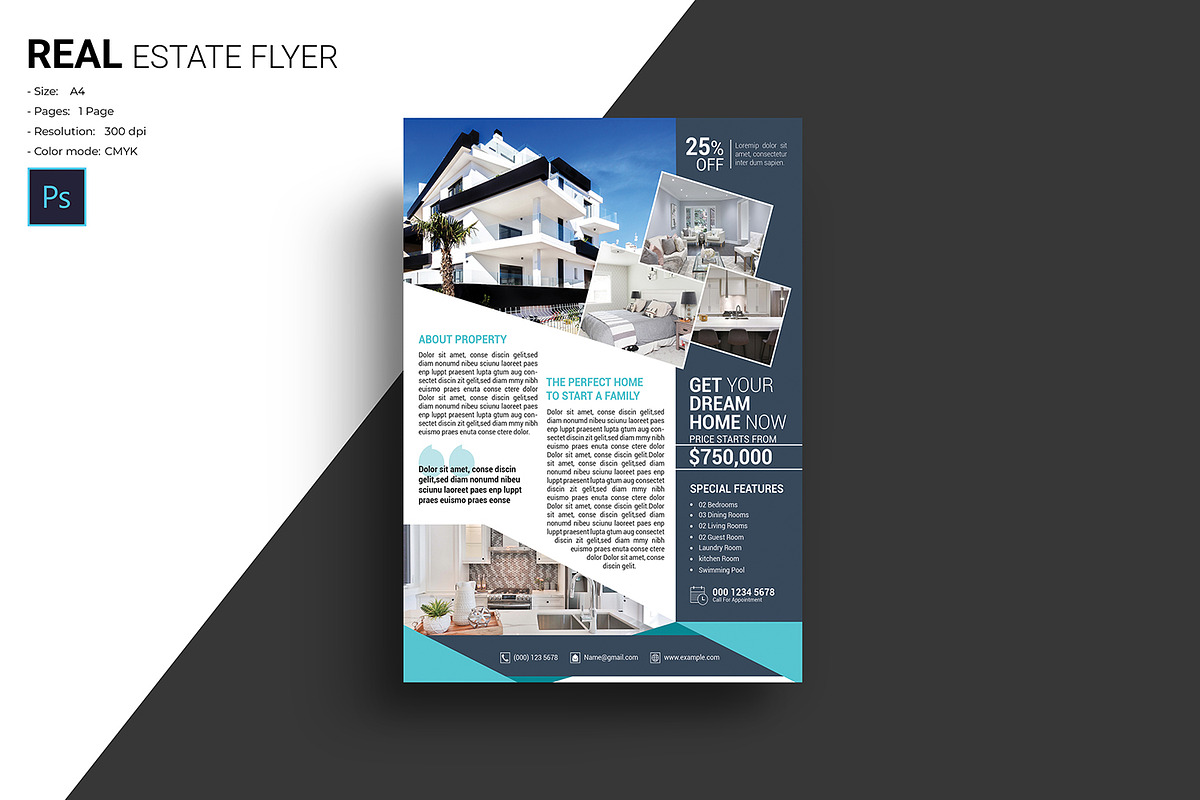 Real Estate flyer in Flyer Templates - product preview 8