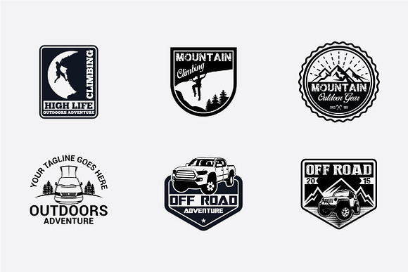 120 Adventure Badges and Logo Bundle in Logo Templates - product preview 5