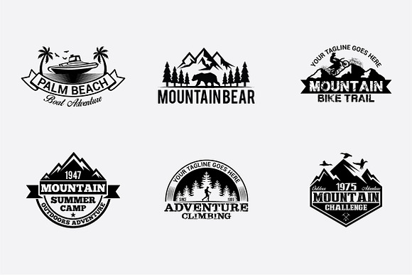 120 Adventure Badges and Logo Bundle in Logo Templates - product preview 9