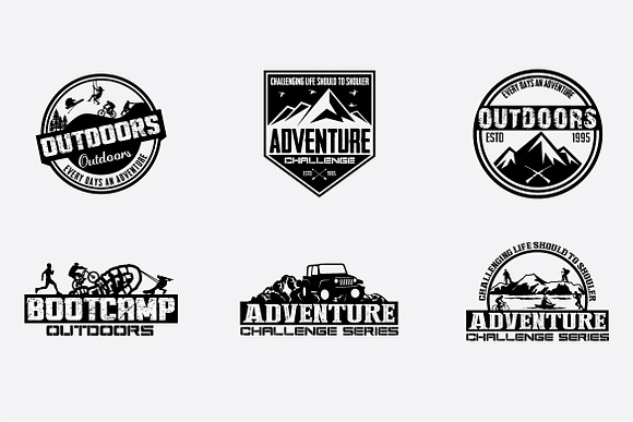 120 Adventure Badges and Logo Bundle in Logo Templates - product preview 13