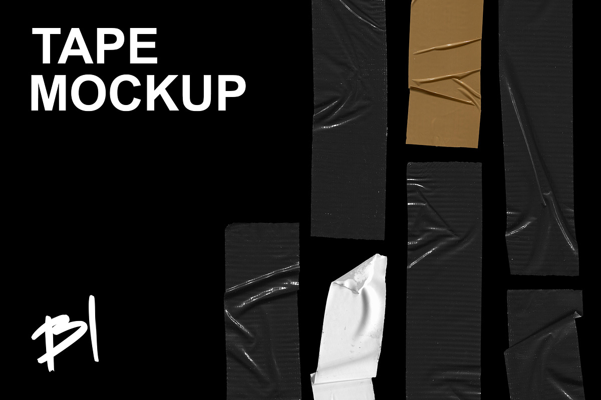 Tape Adhesive Mockup in Product Mockups - product preview 8