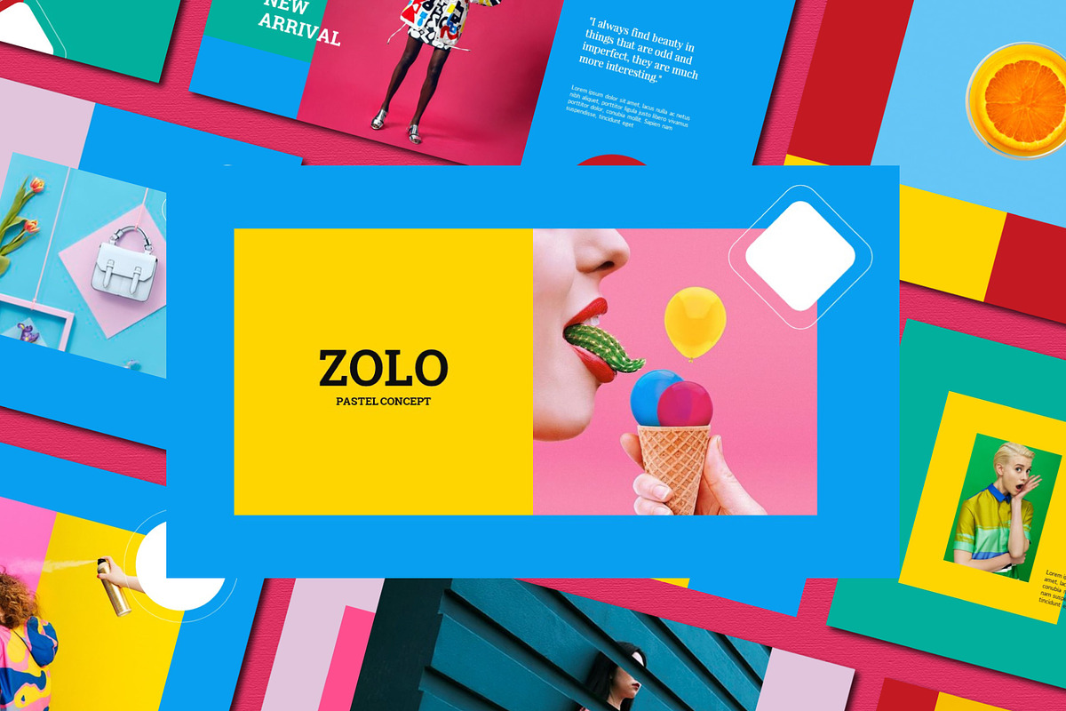 Zolo Pastel - PowerPoint Template in PowerPoint Templates - product preview 8