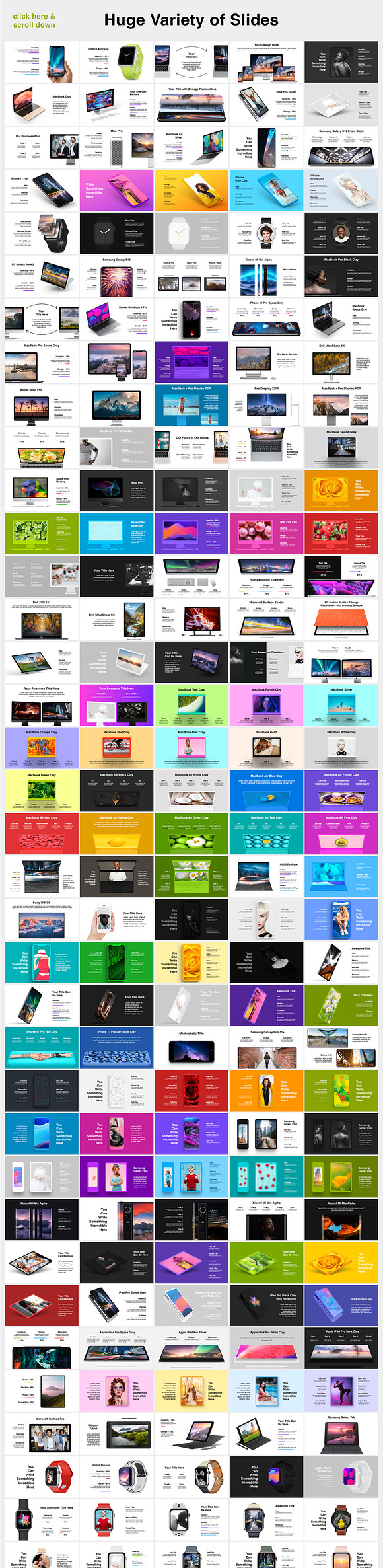 Animated Mockups Presentation Bundle in Keynote Templates - product preview 1