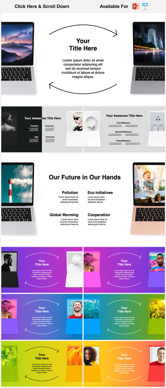 Animated Mockups Presentation Bundle in Keynote Templates - product preview 10