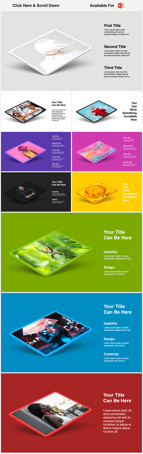Animated Mockups Presentation Bundle in Keynote Templates - product preview 32