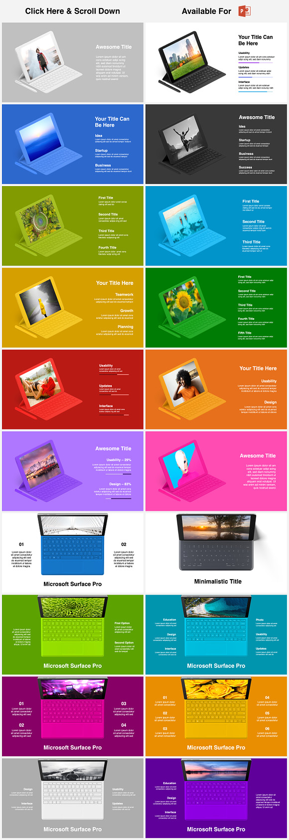 Animated Mockups Presentation Bundle in Keynote Templates - product preview 36