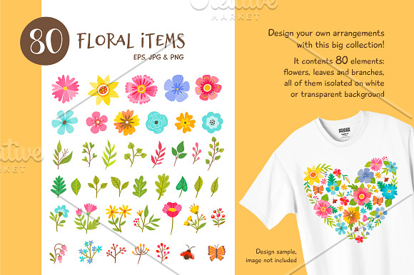 Spring floral resources in Illustrations - product preview 1