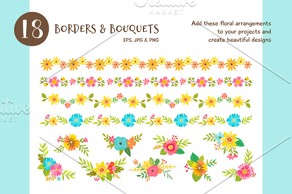 Spring floral resources in Illustrations - product preview 2