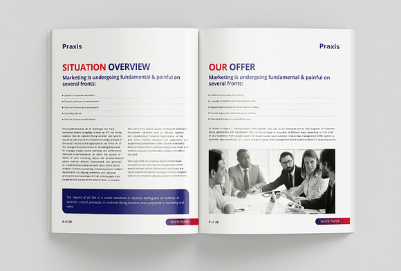 White Paper Template in Brochure Templates - product preview 4