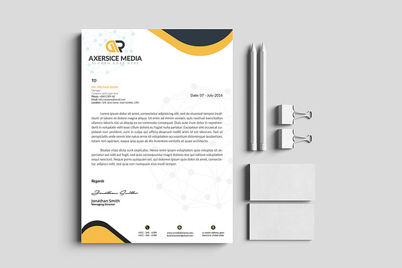 Corporate Identity Template in Stationery Templates - product preview 4