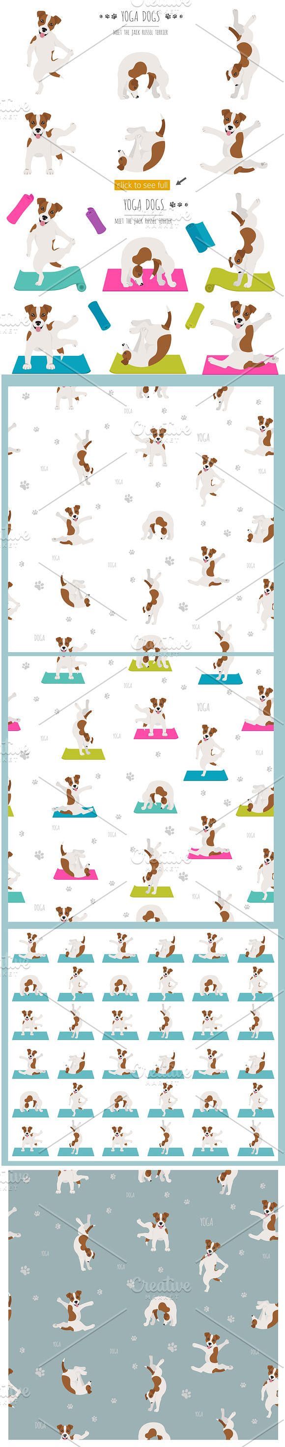Yoga dogs collection (vol.3) in Illustrations - product preview 7