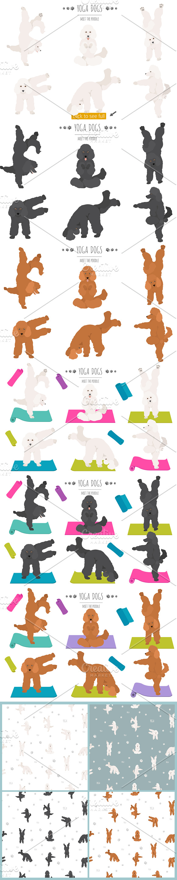 Yoga dogs collection (vol.3) in Illustrations - product preview 8