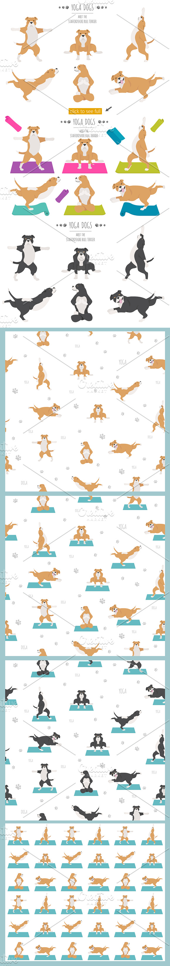 Yoga dogs collection (vol.3) in Illustrations - product preview 10