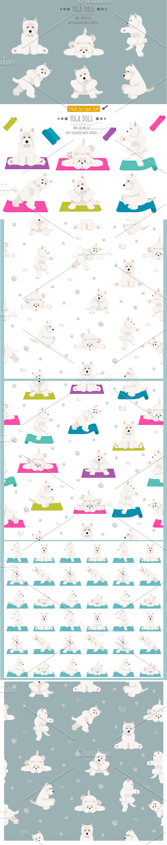 Yoga dogs collection (vol.3) in Illustrations - product preview 11