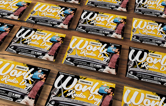 World Radio Day Flyer in Flyer Templates - product preview 1