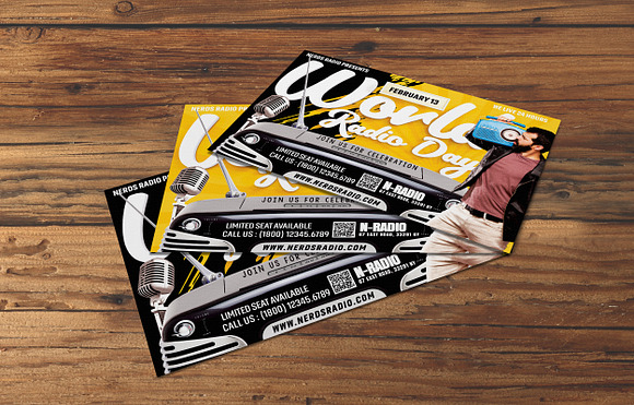 World Radio Day Flyer in Flyer Templates - product preview 2