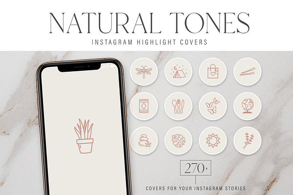 Natural Instagram Story Covers
