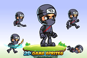 Ninja  2D Game Charcter Sprites