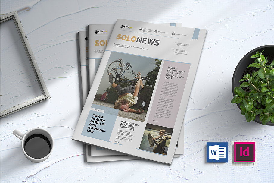 SoloNews | Newsletter Template in Magazine Templates - product preview 8