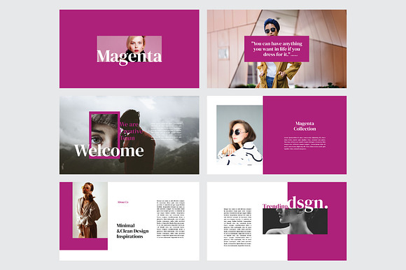 MAGENTA - Powerpoint Template in PowerPoint Templates - product preview 1