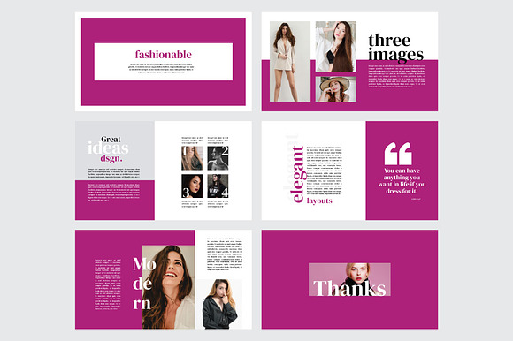 MAGENTA - Powerpoint Template in PowerPoint Templates - product preview 5
