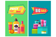 Best Price Promotion Posters Vector