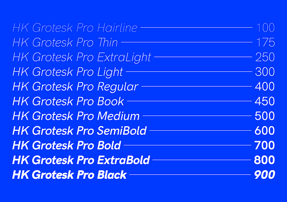 HK Grotesk Pro in Sans-Serif Fonts - product preview 2
