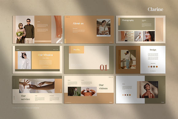 Clarine - Powerpoint template in PowerPoint Templates - product preview 5