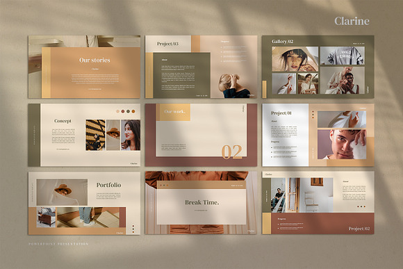 Clarine - Powerpoint template in PowerPoint Templates - product preview 8