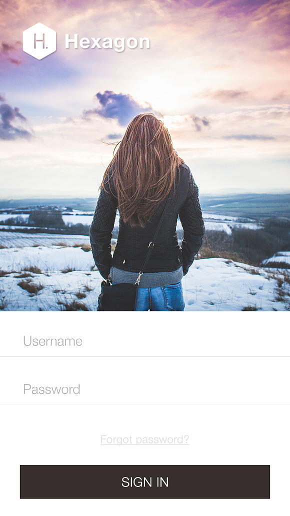 SignUp / Login - Mobile Form UI kit in UI Kits and Libraries - product preview 9