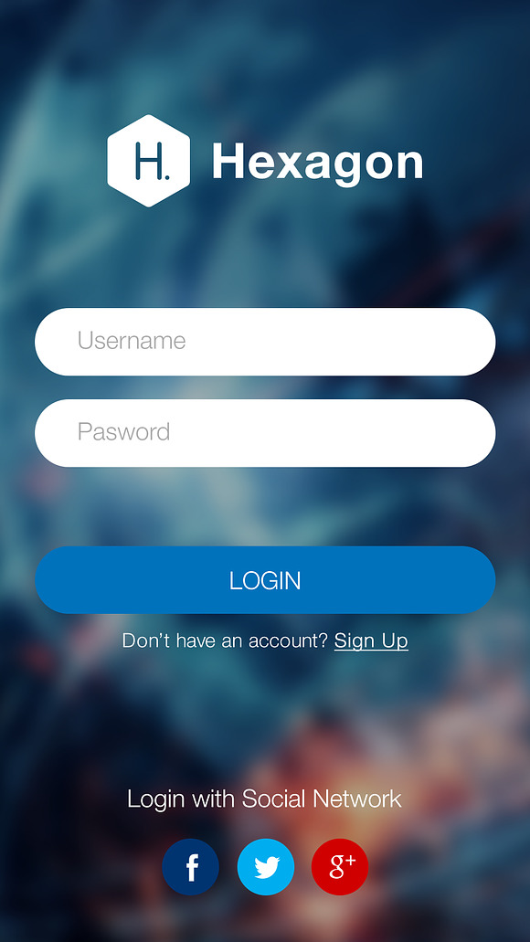 SignUp / Login - Mobile Form UI kit in UI Kits and Libraries - product preview 12