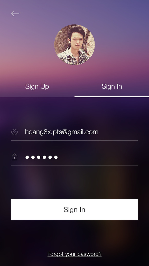 SignUp / Login - Mobile Form UI kit in UI Kits and Libraries - product preview 13