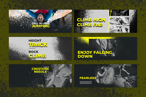 Rock Climb Facebook Cover in Facebook Templates - product preview 3