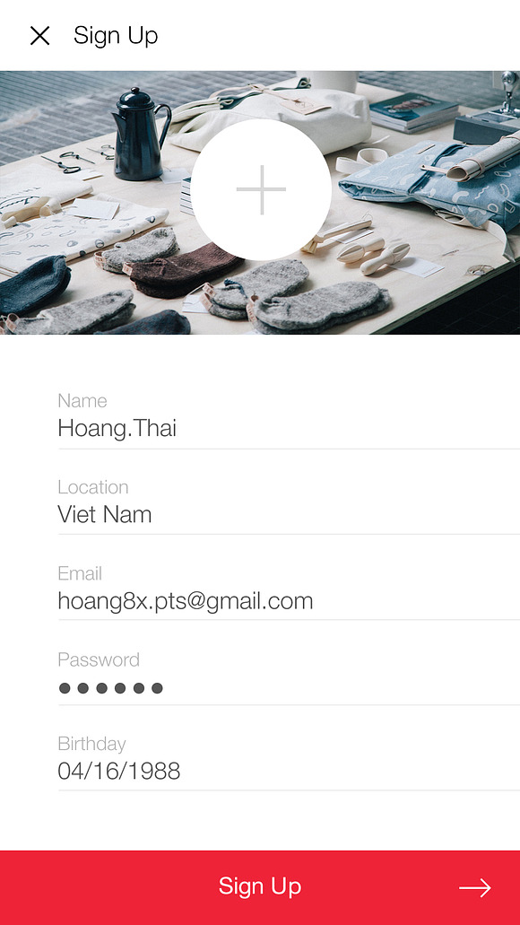 SignUp / Login - Mobile Form UI kit in UI Kits and Libraries - product preview 25
