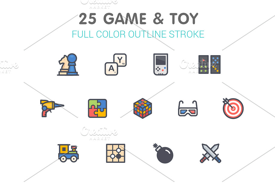 Game & Toy Color Icon