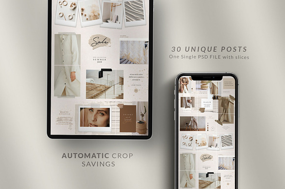 Puzzle Amelie Instagram - Canva & PS in Instagram Templates - product preview 2
