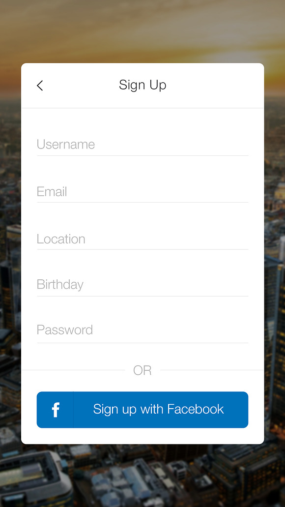 SignUp / Login - Mobile Form UI kit in UI Kits and Libraries - product preview 30